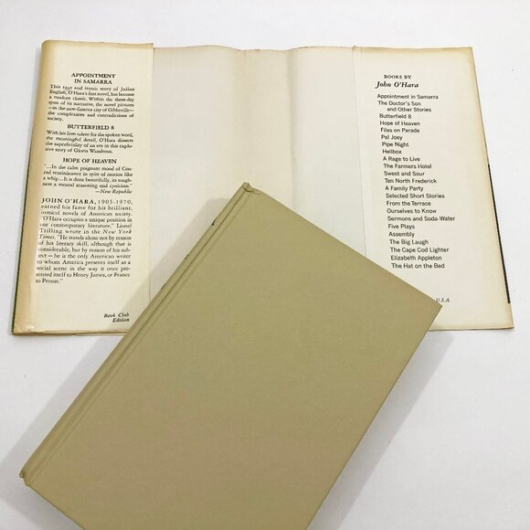 John O'Hara Stories Appointment in Samarra Butterfield 8 Hope of Heaven HBDC - Picture 13 of 14